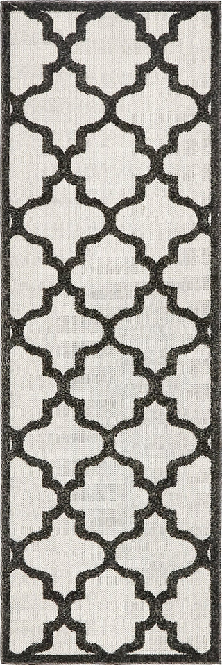 Unique Loom Outdoor Trellis T-AHENK-LAGOS-F768A Black Area Rug