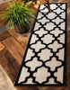 Unique Loom Outdoor Trellis T-AHENK-LAGOS-F768A Black Area Rug