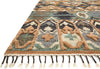 Loloi Owen OW-02 Ocean/Camel Area Rug Corner Feature
