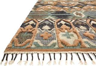 Loloi Owen OW-02 Ocean/Camel Area Rug Corner Feature