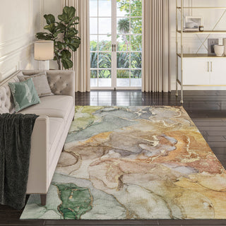 Dalyn Odyssey OY1 Taupe Machine Washable Area Rug