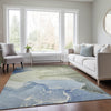 Dalyn Odyssey OY10 Sky Machine Washable Area Rug Lifestyle Image Feature