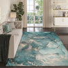 Dalyn Odyssey OY11 Teal Machine Washable Area Rug