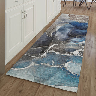 Dalyn Odyssey OY3 Blue Machine Washable Area Rug