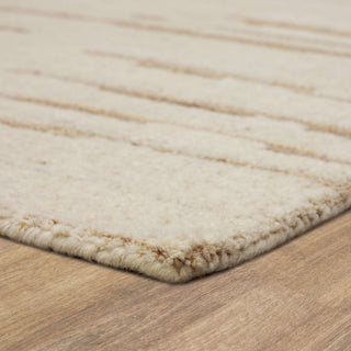 Karastan Forsyth Park Oyster Creek Ivory Beige Area Rug Corner Image