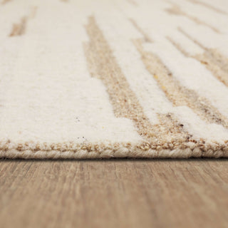 Karastan Forsyth Park Oyster Creek Ivory Beige Area Rug Detail Image