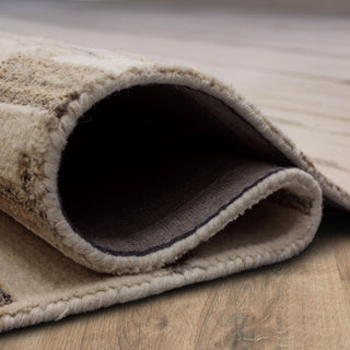 Karastan Forsyth Park Oyster Creek Ivory Beige Area Rug Corner Image
