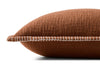 Loloi Pillows PLL0109 Terracotta Corner Image