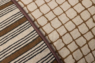Loloi Pillow PLL0198 Brown Closeup Image
