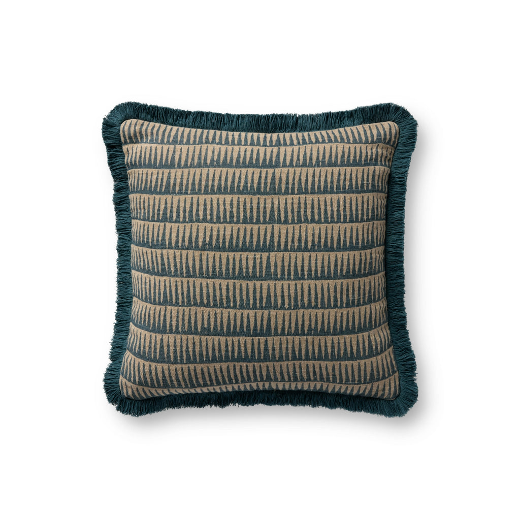 Loloi Pillows PLL0202 Natural / Blue main image