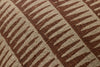 Loloi Pillow PLL0202 Natural / Rust Closeup Image