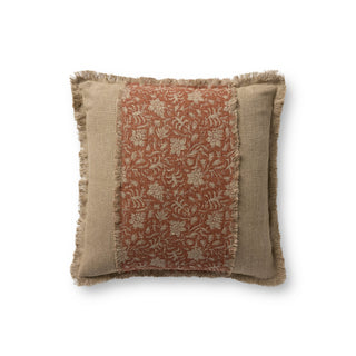 Loloi Pillow PLL0203 Orange / Natural main image