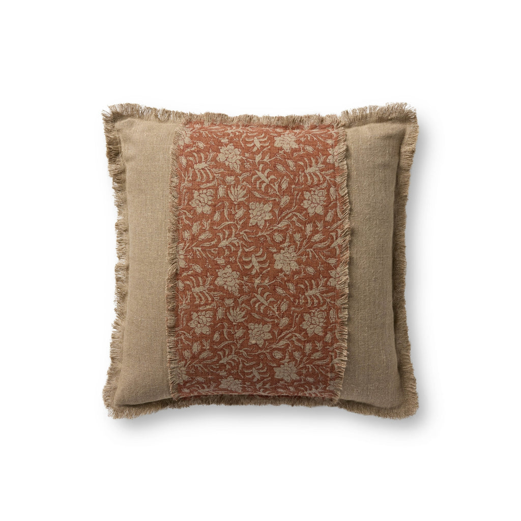 Loloi Pillows PLL0203 Orange / Natural main image