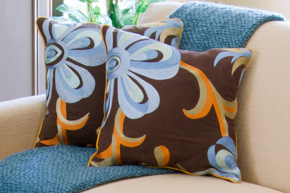 Surya Decorative Pillows P-0201 Light Blue main image