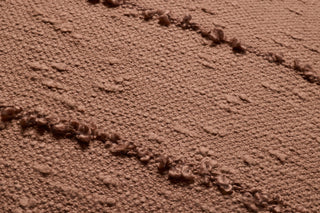 Loloi II Pillow PLL0191 Rustic Brown Closeup Image