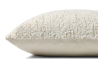 Loloi II Pillow PLL0192 Ivory / Gold Corner Image