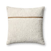 Loloi Pillows PLL0192 Ivory / Rustic Brown Main Image