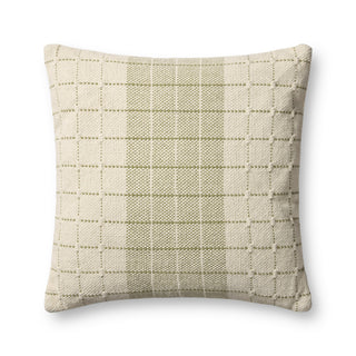 Loloi Pillows PLL0193 Green / Natural Main Image