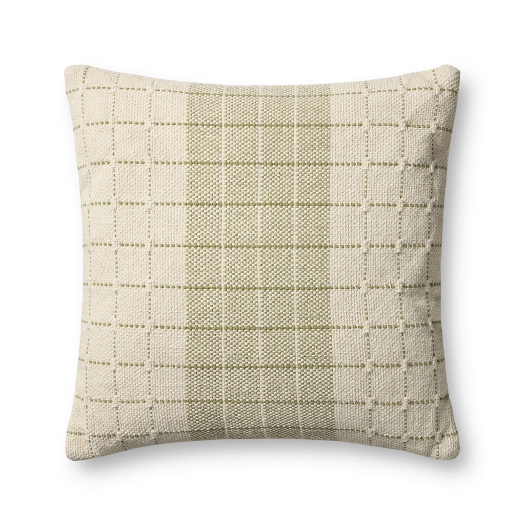 Loloi II Pillow PLL0193 Green / Natural main image