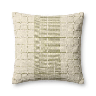 Loloi II Pillow PLL0193 Green / Natural main image