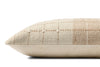 Loloi II Pillow PLL0193 Natural / Rust Corner Image