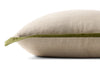 Loloi Pillow PLL0197 Natural / Green Corner Image