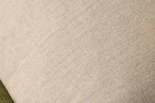 Loloi Pillow PLL0197 Natural / Green Closeup Image