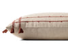 Loloi Pillow PLL0201 Natural / Rust Corner Image