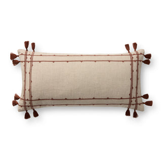 Loloi Pillows PLL0201 Natural / Rust Main Image