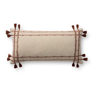 Loloi Pillows PLL0201 Natural / Rust main image