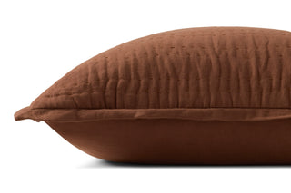 Loloi Pillow PLL0195 Brown Corner Image