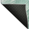 Dalyn Pacifica PA1 Aqua Machine Washable Area Rug Backing Image
