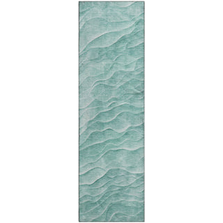 Dalyn Pacifica PA1 Aqua Machine Washable Area Rug Runner Main Image