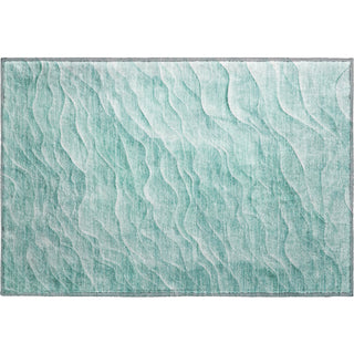 Dalyn Pacifica PA1 Aqua Machine Washable Area Rug Scatter Main Image