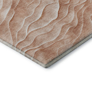 Dalyn Pacifica PA1 Coral Machine Washable Area Rug Corner Image