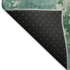 Dalyn Pacifica PA11 Emerald Machine Washable Area Rug Backing Image