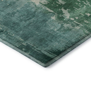 Dalyn Pacifica PA11 Emerald Machine Washable Area Rug Corner Image