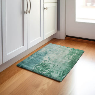 Dalyn Pacifica PA11 Emerald Machine Washable Area Rug Scatter Lifestyle Image Feature