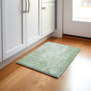 Dalyn Pacifica PA11 Mint Machine Washable Area Rug Scatter Lifestyle Image Feature