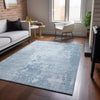 Dalyn Pacifica PA11 Sky Machine Washable Area Rug Lifestyle Image Feature