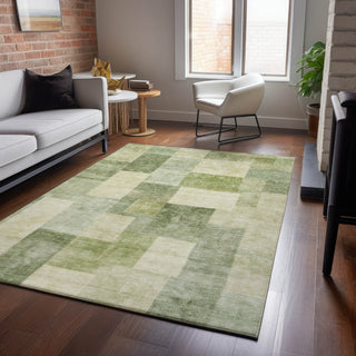 Dalyn Pacifica PA12 Aloe Machine Washable Area Rug Lifestyle Image Feature