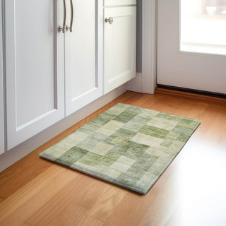 Dalyn Pacifica PA12 Aloe Machine Washable Area Rug Scatter Lifestyle Image Feature