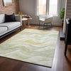 Dalyn Pacifica PA3 Aloe Machine Washable Area Rug Lifestyle Image Feature