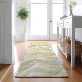 Dalyn Pacifica PA3 Aloe Machine Washable Area Rug Runner Lifestyle Image Feature