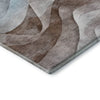Dalyn Pacifica PA3 Mocha Machine Washable Area Rug Corner Image