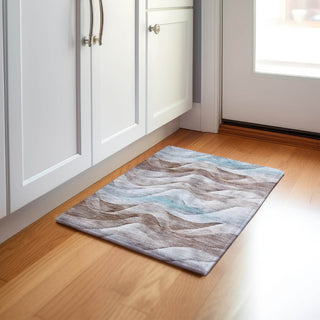 Dalyn Pacifica PA3 Mocha Machine Washable Area Rug Scatter Lifestyle Image Feature