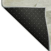 Dalyn Pacifica PA3 Silver Machine Washable Area Rug Backing Image