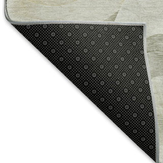 Dalyn Pacifica PA3 Silver Machine Washable Area Rug Backing Image