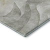 Dalyn Pacifica PA3 Silver Machine Washable Area Rug Corner Image