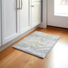 Dalyn Pacifica PA3 Silver Machine Washable Area Rug Scatter Lifestyle Image Feature